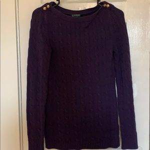 Purple Ralph Lauren sweater